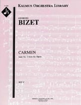 Carmen Suite No. 2 Orchestra sheet music cover